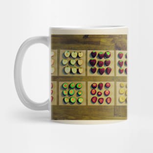 the size chart vegetable Mug